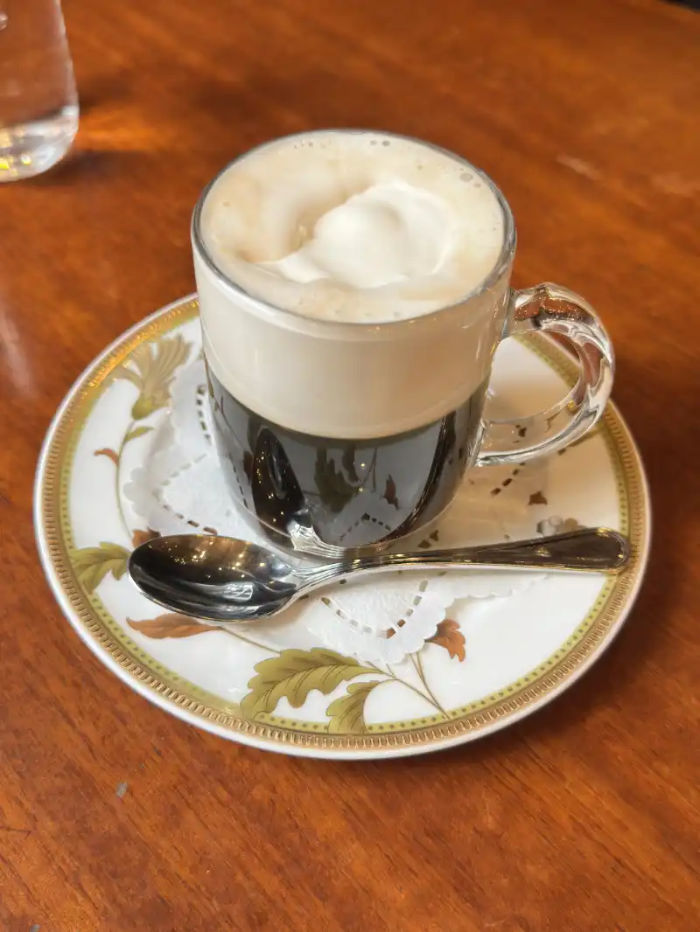 Vienna Coffee or Einspänner at Tricolore Cafe